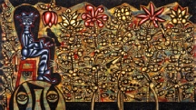 Bruca manigua - painting by Latin American artist - Carlos Luna